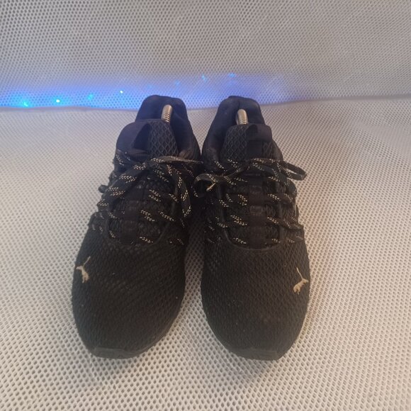 Puma Men's Low-Cut Axelion Spark Athletic Sneakers 193481-03 Black/Gold Size 8 - Picture 8 of 11